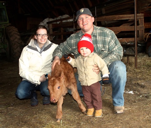 family-with-calf